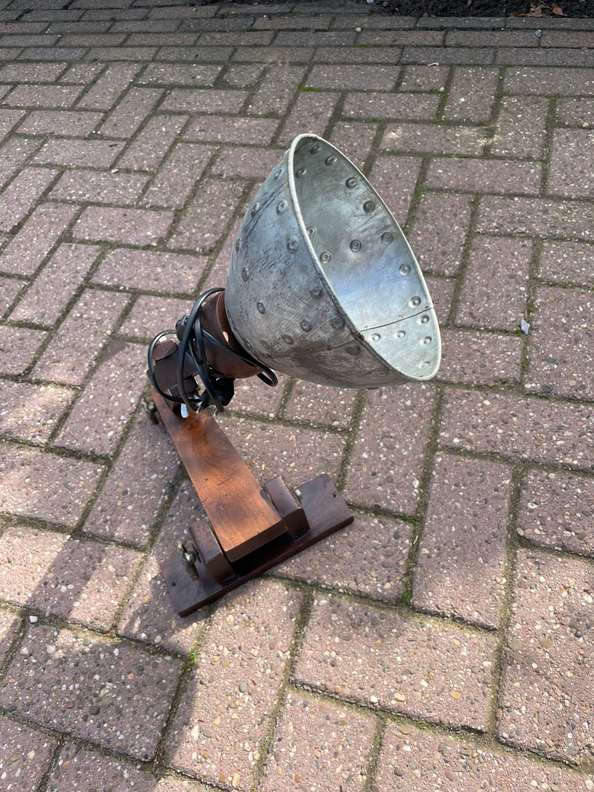 Brocante wandlamp, Ophalen, Gebruikt, Wandlamp