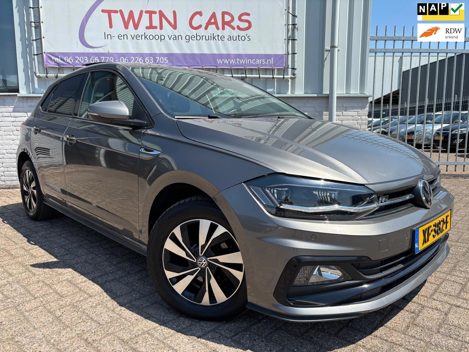 Volkswagen Polo 1.0 TSI R-Line Pano Beats Led Carplay Org NL, Auto's, Volkswagen, Stof, Origineel Nederlands, Bedrijf, Handgeschakeld