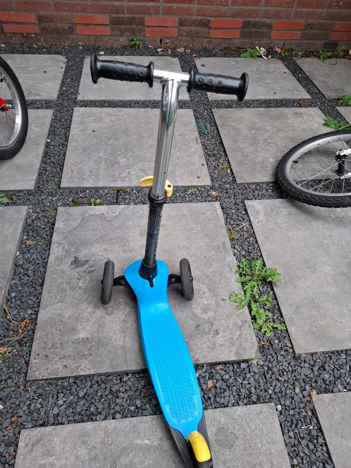 Oxelo B1 Kinderstep - Blauw, Fietsen en Brommers, Ophalen, Gebruikt, Gewone step