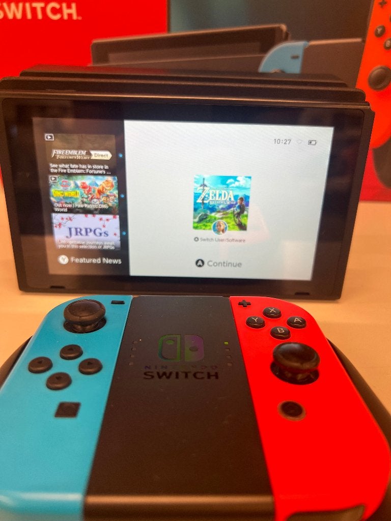 Nintendo Switch/ inclusief doos, Ophalen of Verzenden, Gebruikt, Met 1 controller, Switch Original
