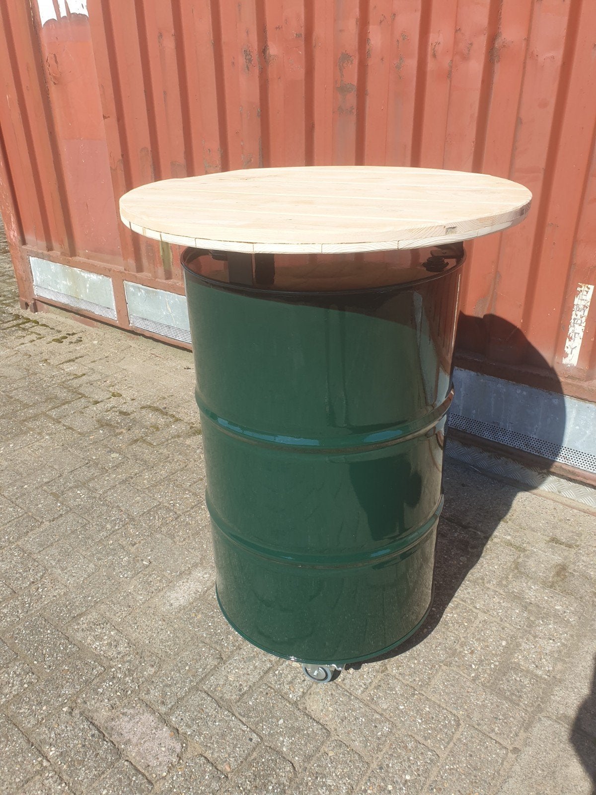 Statafel met wielen en logo (optioneel), Huis en Inrichting, Ophalen, Nieuw