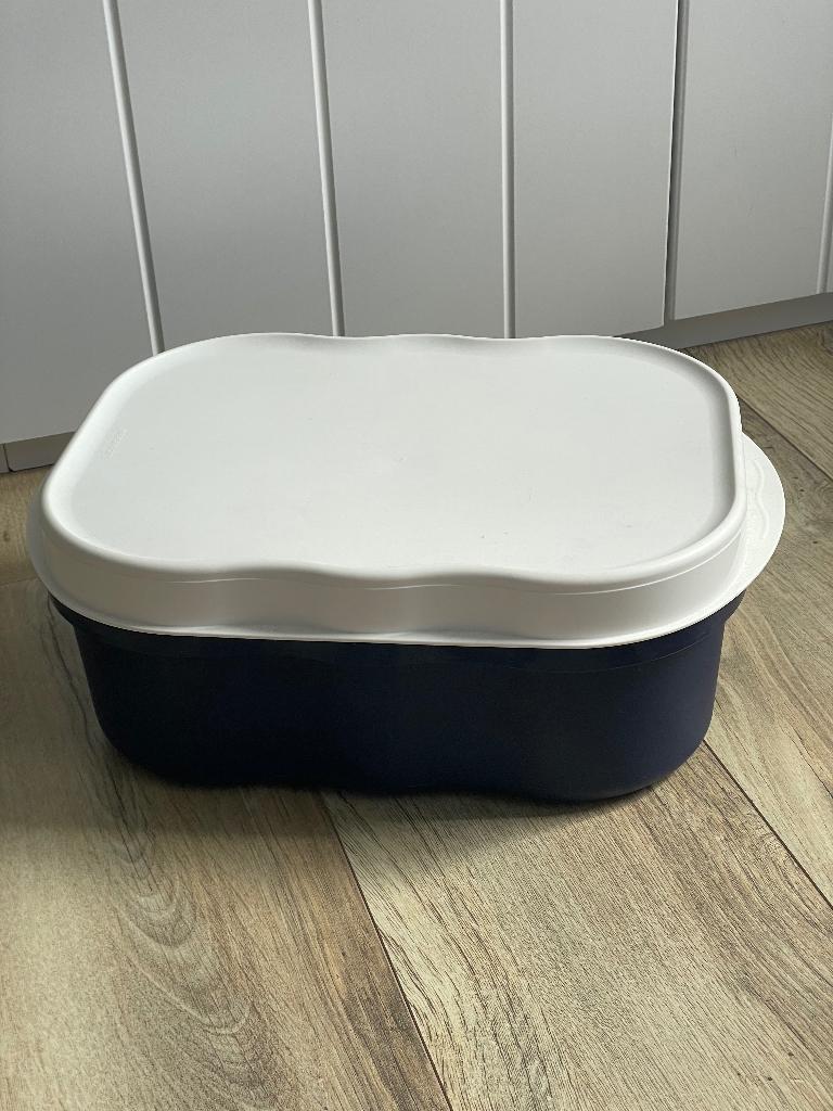 Tupperware broodbak, Ophalen of Verzenden, Zo goed als nieuw, Blauw, Overige typen