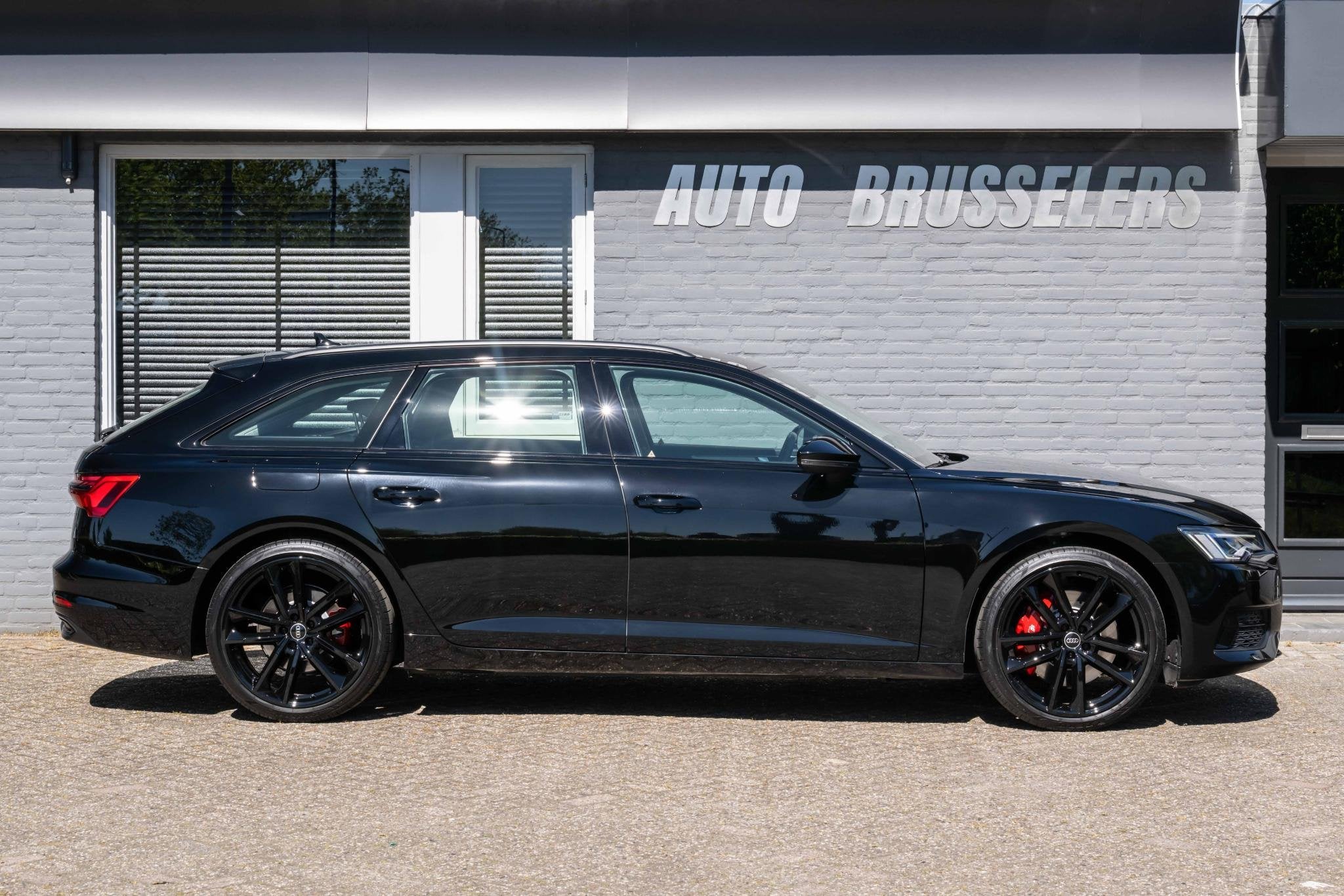 Audi A6 Avant 55 TFSI quattro S-Line Plus 3.0 V6 Dealer ondh, Auto's, Automaat, Dealer onderhouden, Stof, Gebruikt