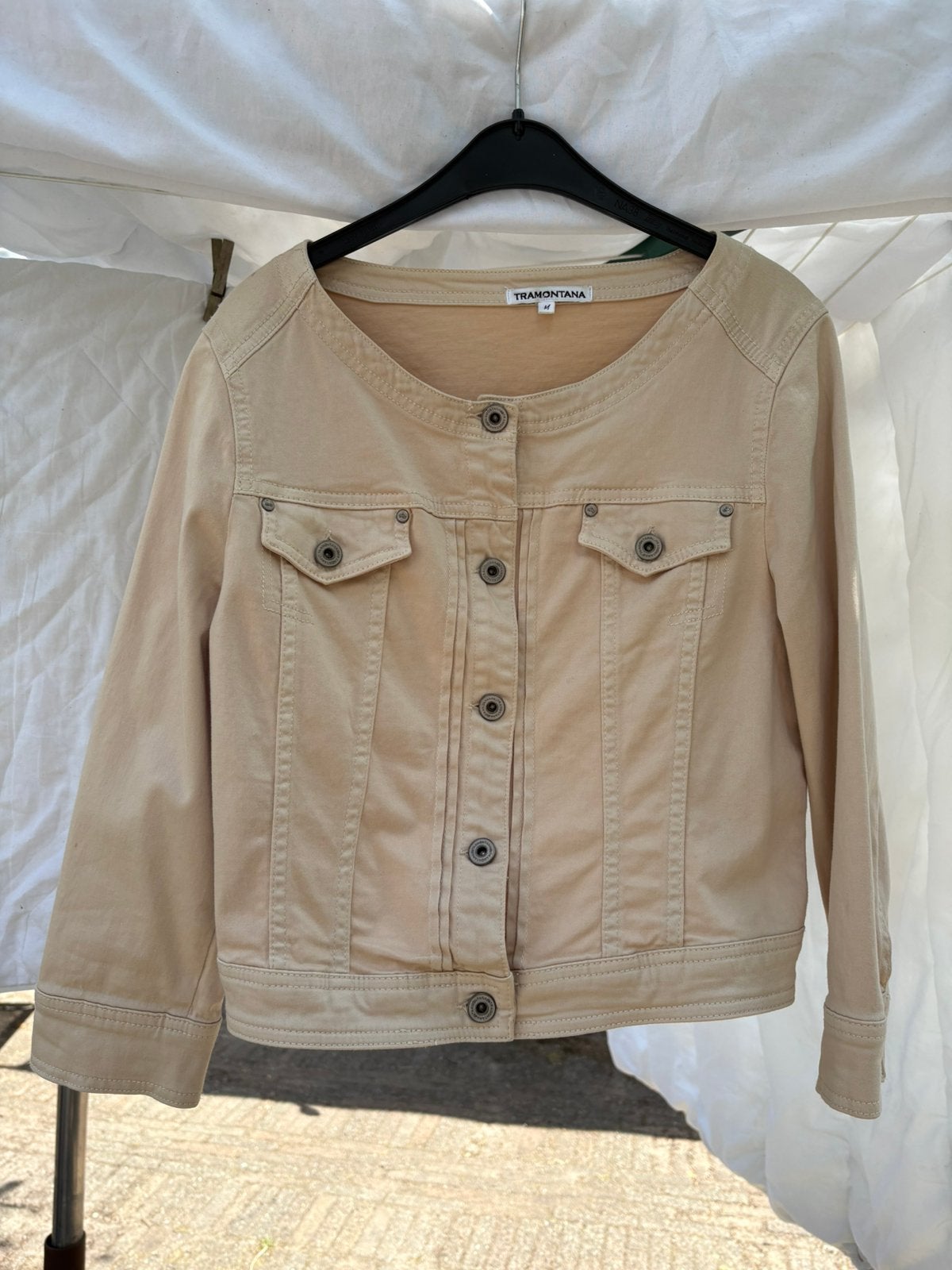 Tramontana jasje maat m, Maat 38/40 (M), Beige, Ophalen of Verzenden, Zo goed als nieuw