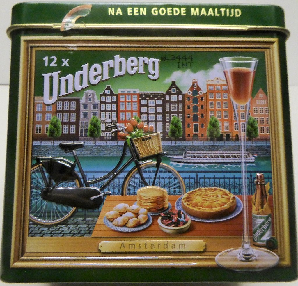 Underberg blikje: Nederland, Ophalen of Verzenden, Zo goed als nieuw, Overige, Overige merken
