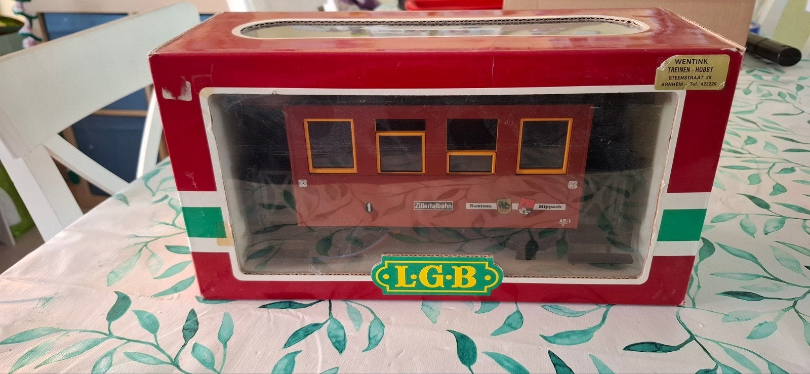 LGB personenrijtuig Zillertalbahn 3107, Gelijkstroom, Wagon, Ophalen of Verzenden, Zo goed als nieuw