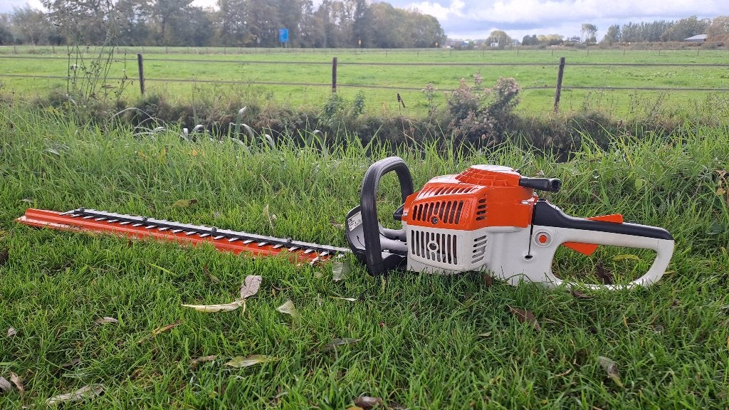 Stihl HS 45 benzine heggenschaar met 45 cm blad, Ophalen, Benzine, Gebruikt, Mertstraat 5