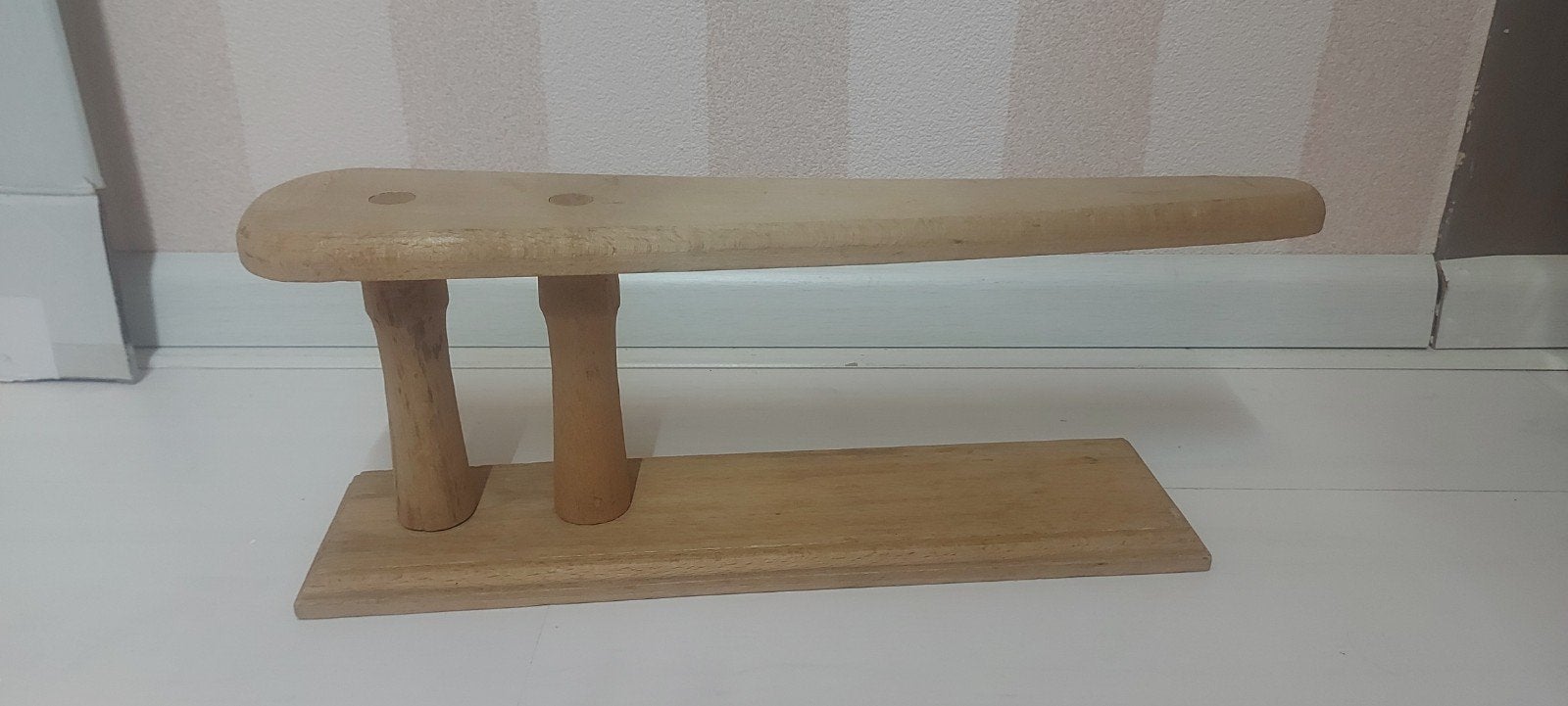 Brocante houten mouw-strijkplankje, Ophalen of Verzenden