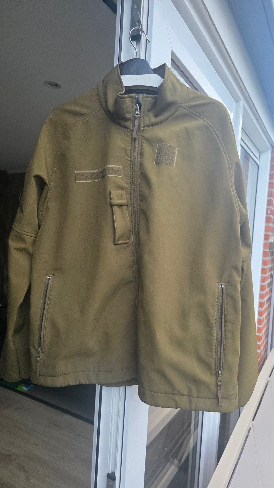 Defensie Soft Shell windjack, Bruin, Defensie, Overige maten, Ophalen of Verzenden