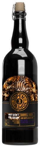 Jopen Why You Didn't Saison Barrel Aged Bourbon fles 75cl, Ophalen, Nieuw, Flesje(s), Overige merken