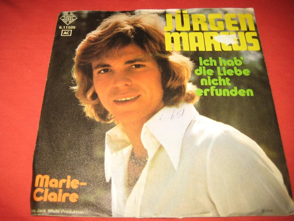 Jürgen Marcus: Ich hab die Liebe nicht erfunden, Ophalen of Verzenden, Zo goed als nieuw, Pop