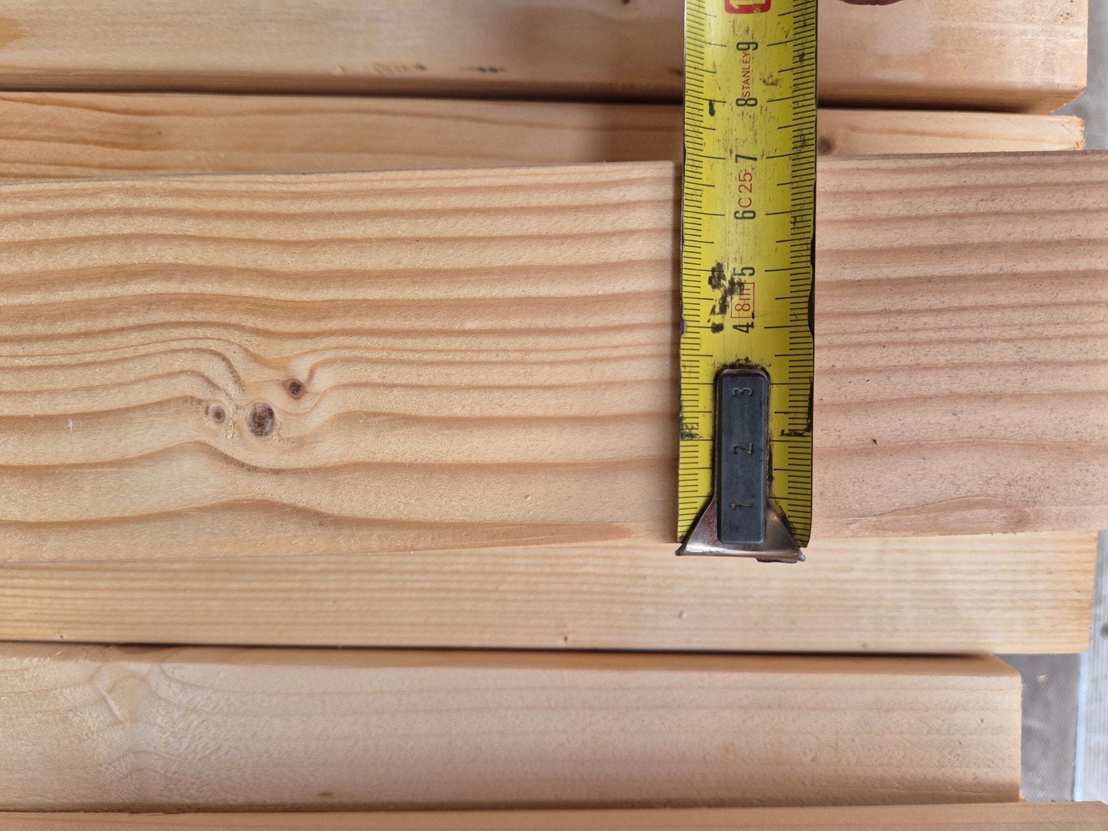 32 stuks geschaafde vuren balken, Ophalen, 25 tot 50 mm, Nieuw, 250 tot 300 cm