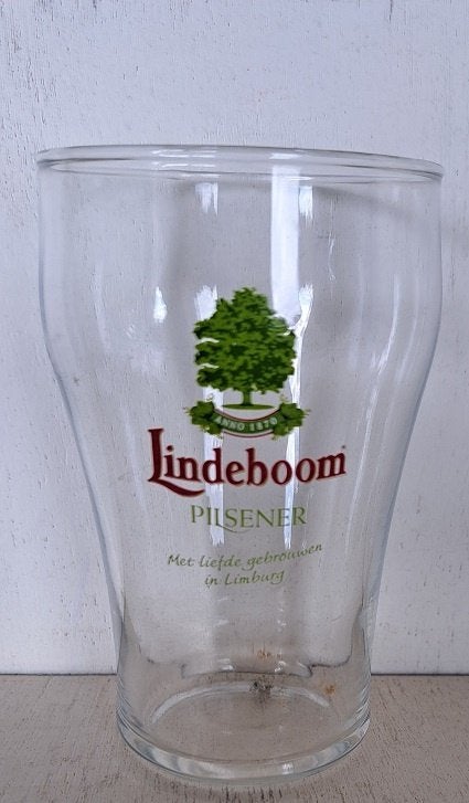 Lindeboom Pilsener Bierglas kleintje, Verzamelen, Ophalen of Verzenden, Gebruikt, Glas of Glazen, Overige merken