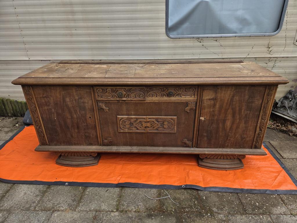 Antieke kast met 2 sleutels - Opknapper, Antiek en Kunst, Antiek | Meubels | Kasten, Ophalen