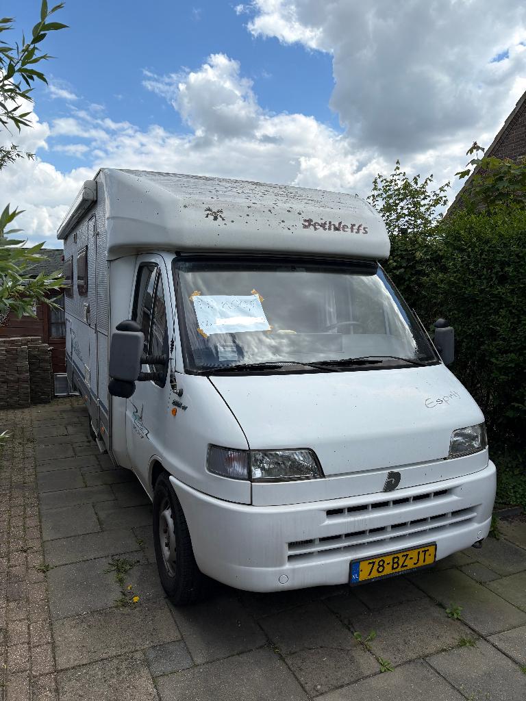 Dethleffs Esprit Camper van 1998 met komplete inventaris, Ringverwarming, Fiat, Particulier, Dethleffs
