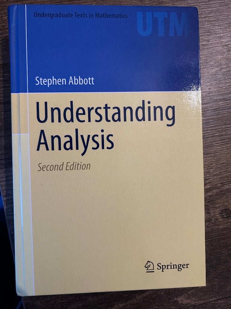 Understanding Analysis Stephen Abbott, Ophalen of Verzenden, Alpha, Nieuw, WO