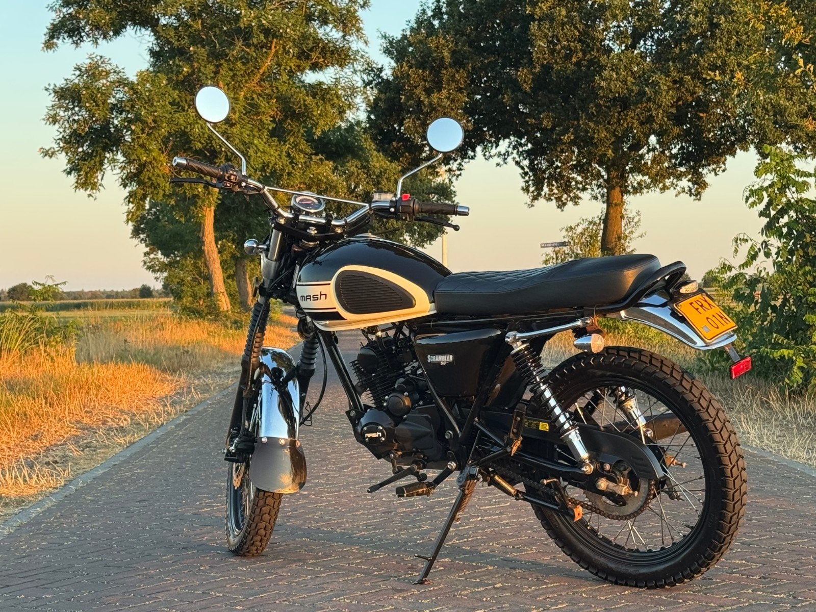 Mash scrambler 50cc 2024, Gebruikt, Ophalen, Overige merken, 4 versnellingen