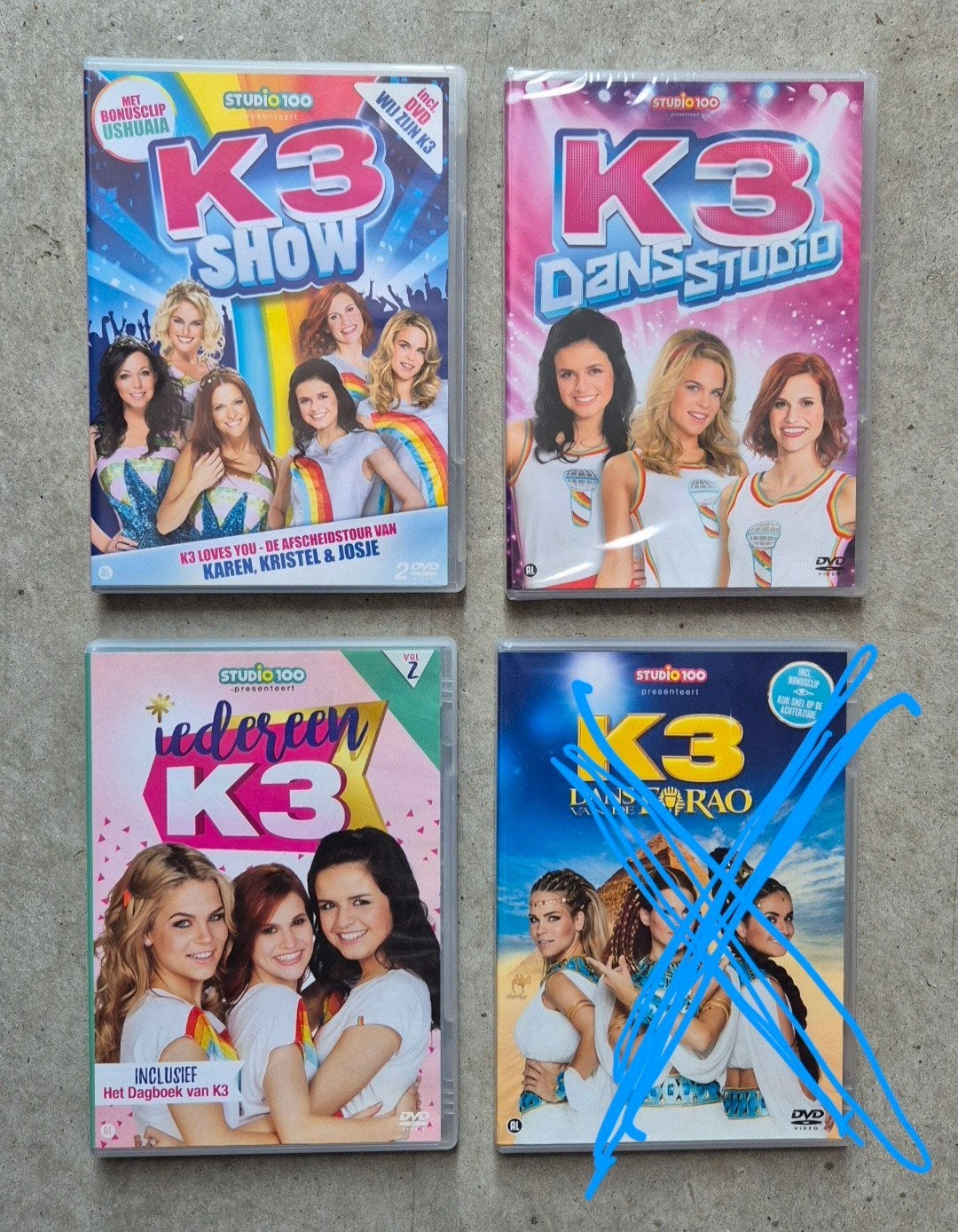 K3 dvd's, Ophalen of Verzenden, Zo goed als nieuw