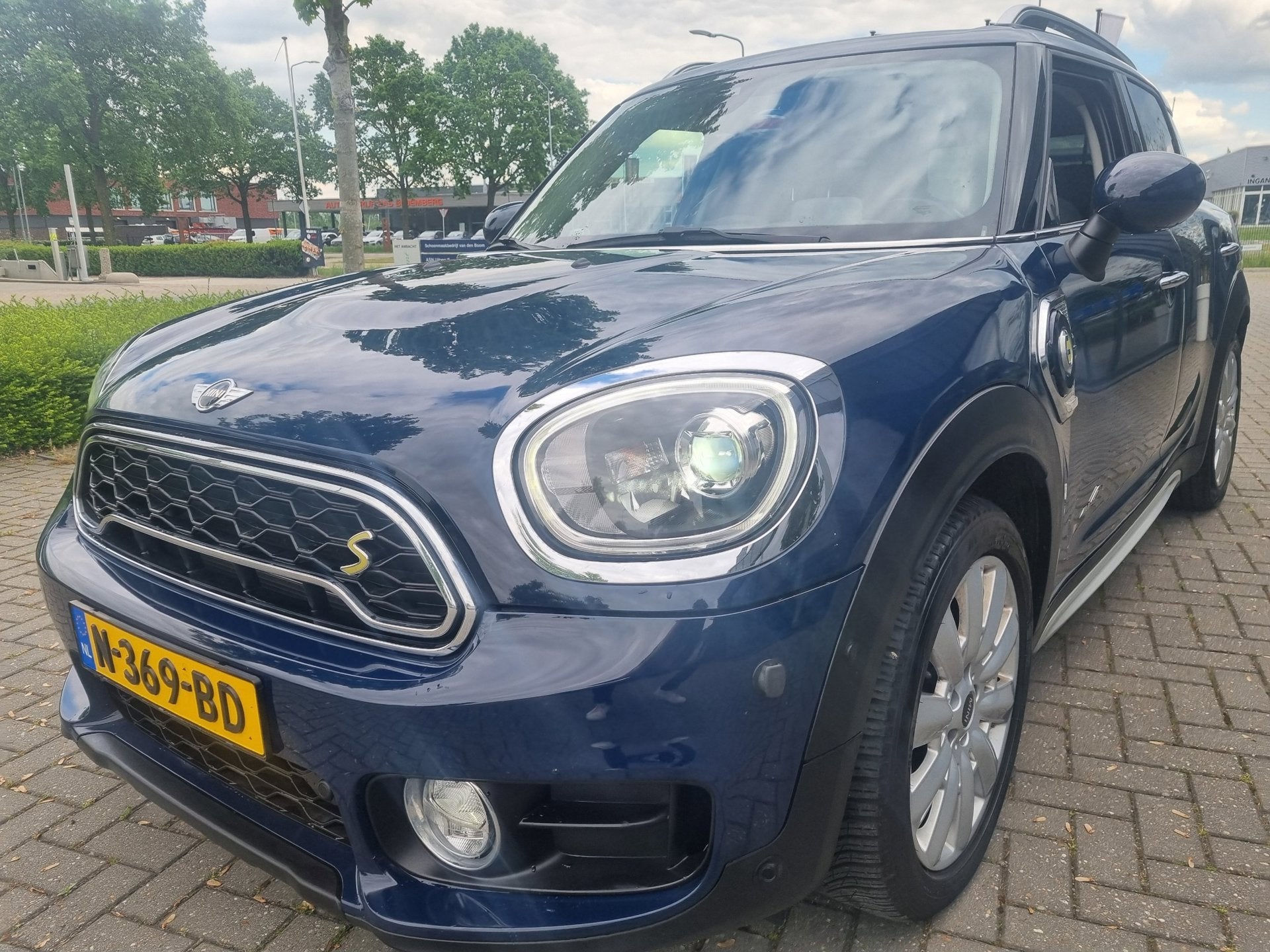 Mini Mini Countryman 1.5 Cooper S E ALL4 Chili Panodak Sport, Auto's, Automaat, 136 pk, Gebruikt, Blauw