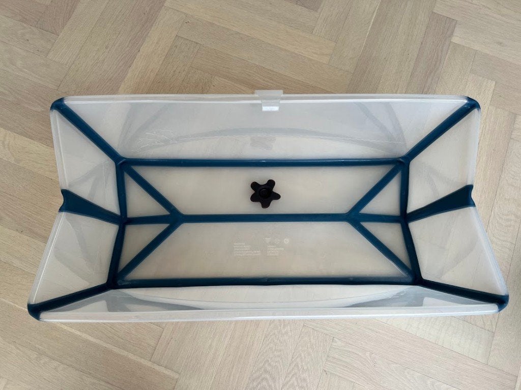 Stokke Flexi Bath XL blauw / opvouwbaar bad, Kinderen en Baby's, Overige merken, Gebruikt, Ophalen of Verzenden, Badje