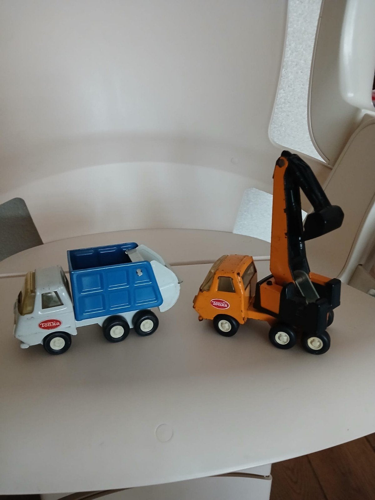 Tonka Kiepwagen Metaal en kunststof Retro,Conditie, goed., Ophalen of Verzenden, Gebruikt, Overige merken
