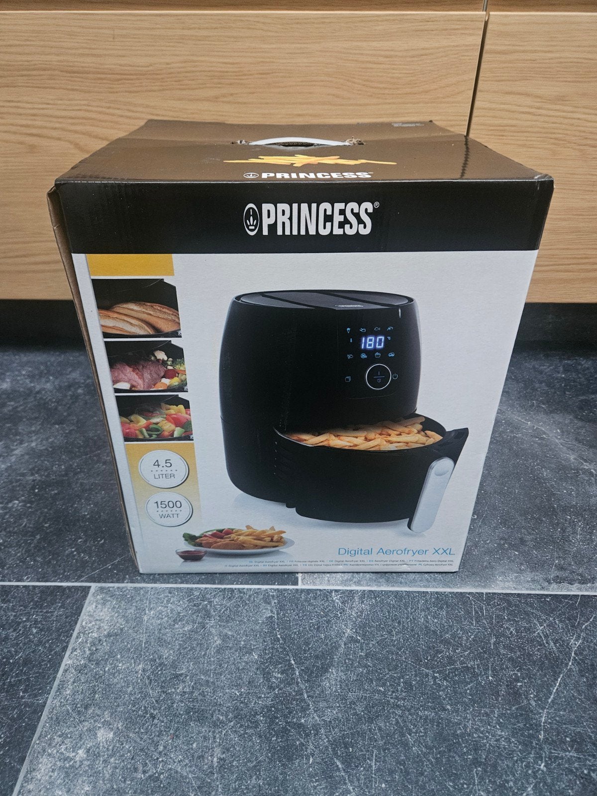 Princess Digital Airfryer XXL 4.5L - Zo goed als nieuw, Witgoed en Apparatuur, Ophalen of Verzenden, Zo goed als nieuw, Airfryer XXL