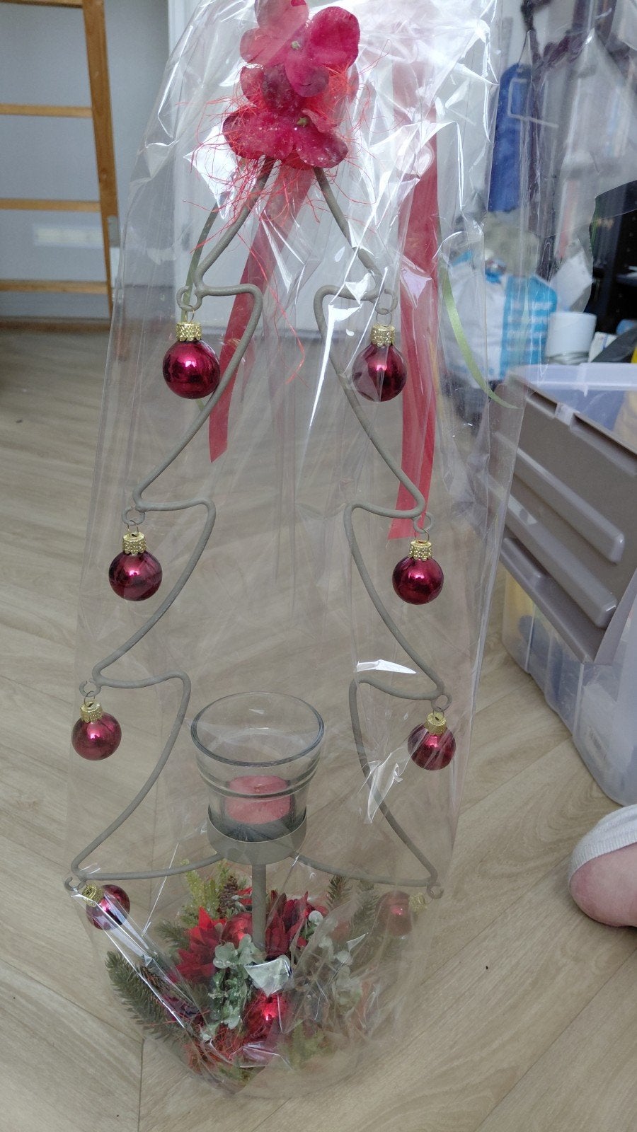 Kerstboom kandelaar met kaars, Diversen, Ophalen, Nieuw