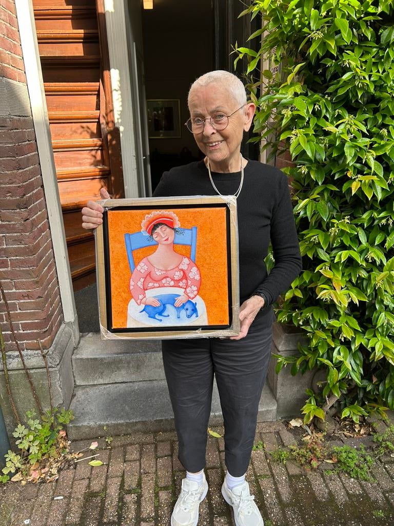 Ada Breedveld schilderij, Ophalen of Verzenden
