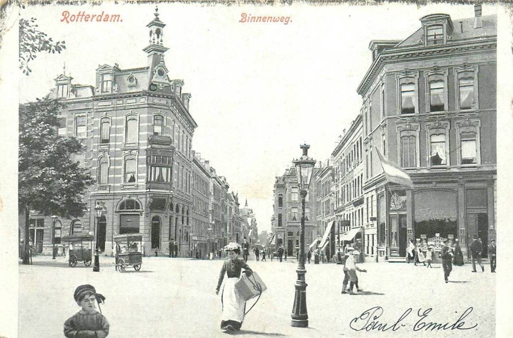 388-202-015 Rotterdam Binnenweg, Verzenden, Voor 1920, Zuid-Holland
