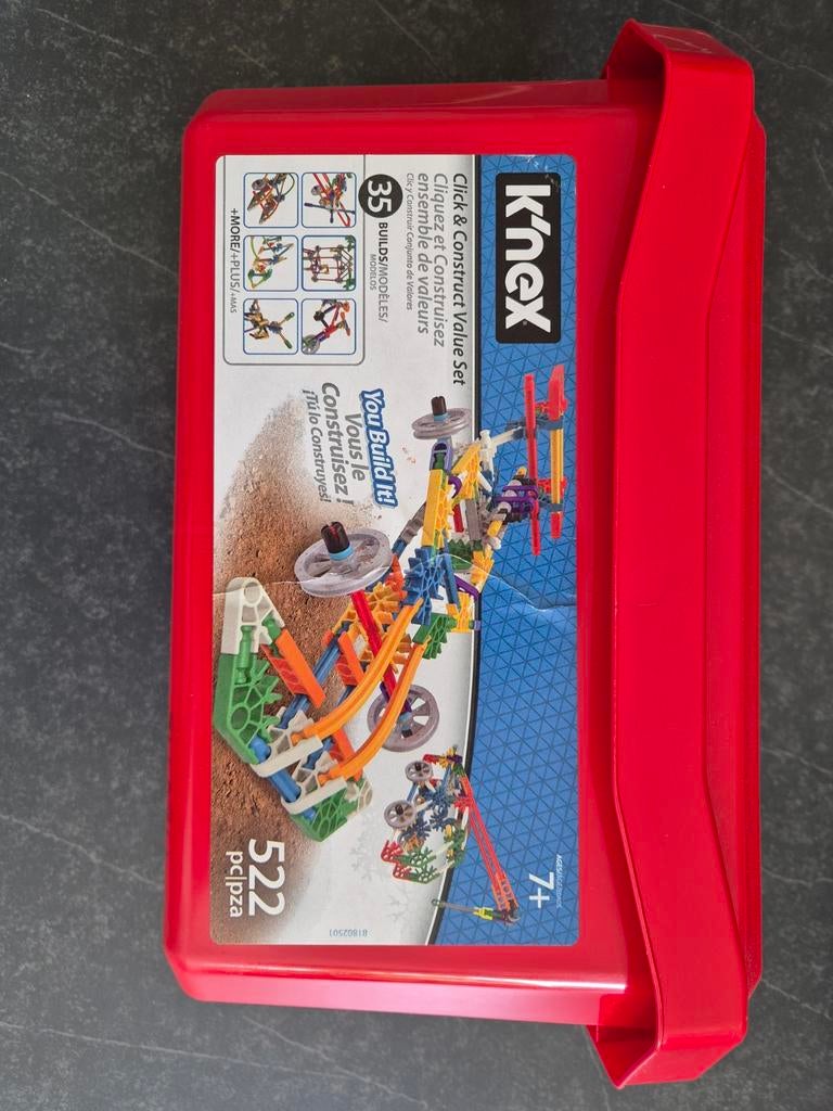 K'nex Click & Construct Value Set 522 stuks, Ophalen, Zo goed als nieuw, K'nex