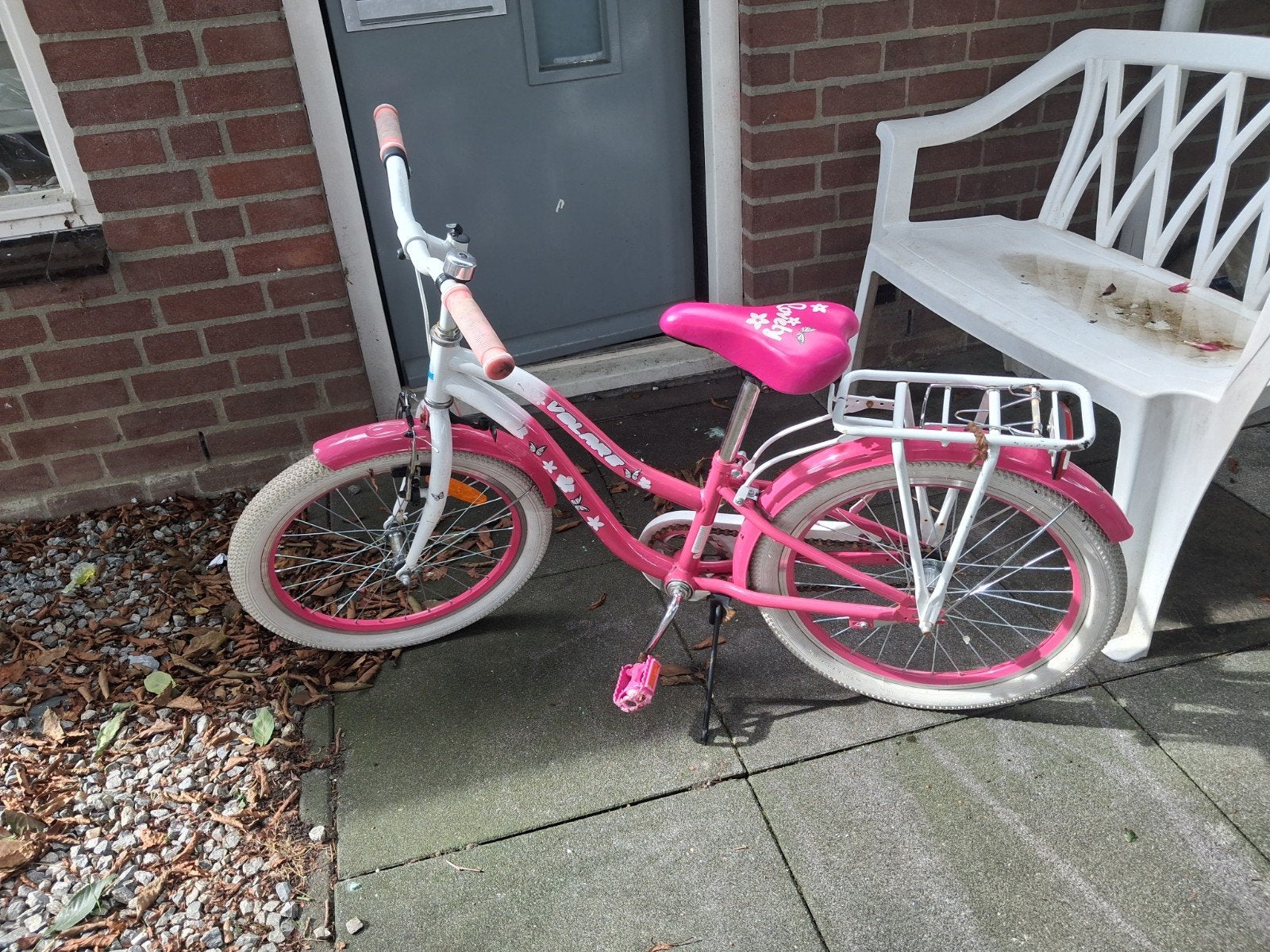 kinderfiets, Ophalen of Verzenden, Gebruikt, Terugtraprem, 20 inch