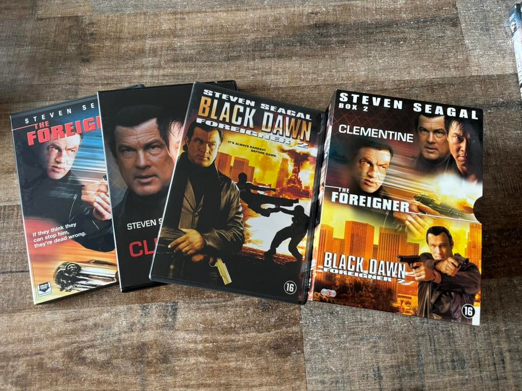 Dvd box 2 Steven Seagal, Cd's en Dvd's, Vanaf 16 jaar, Ophalen of Verzenden, Zo goed als nieuw