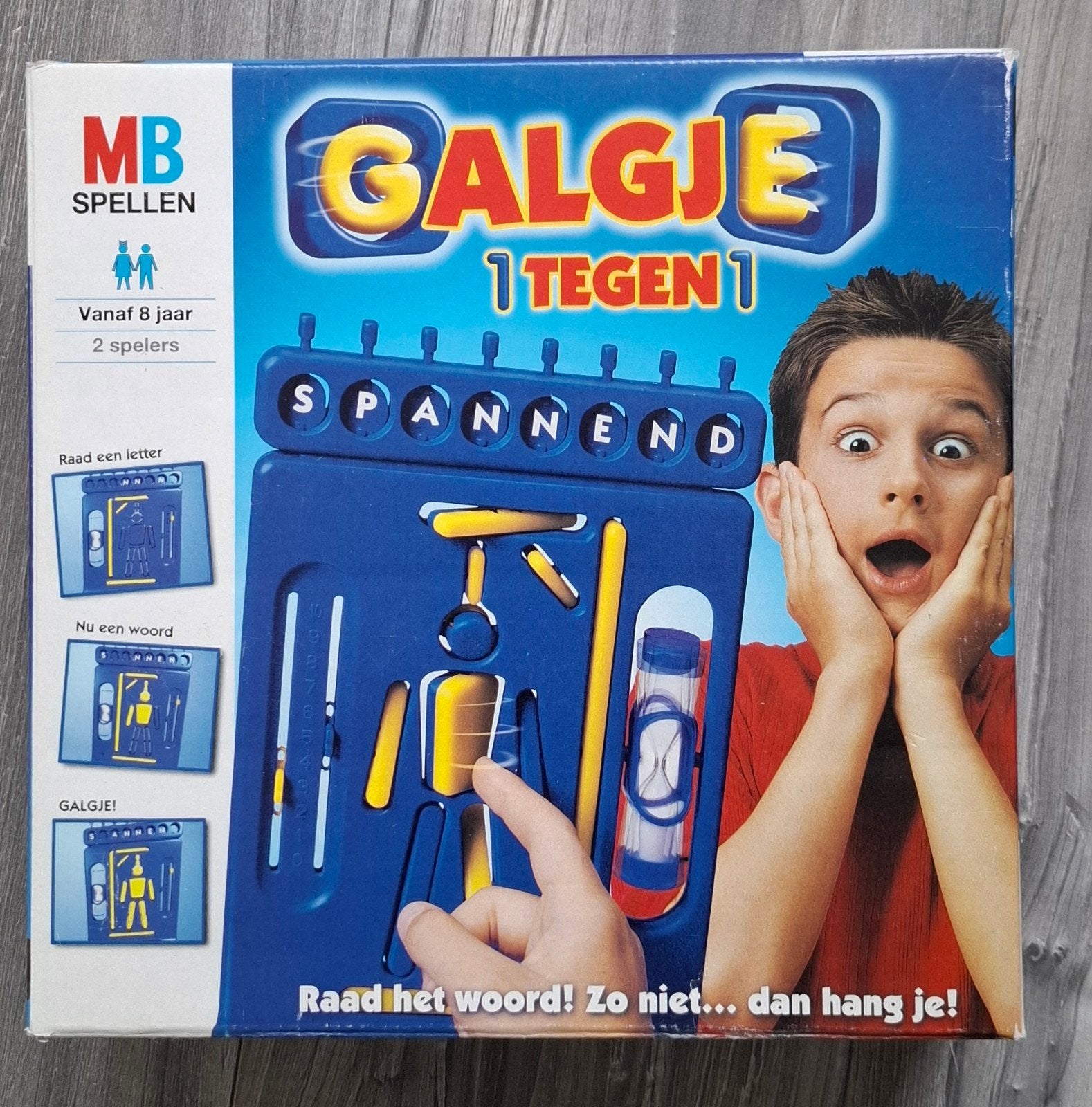 spel: galgje, Ophalen