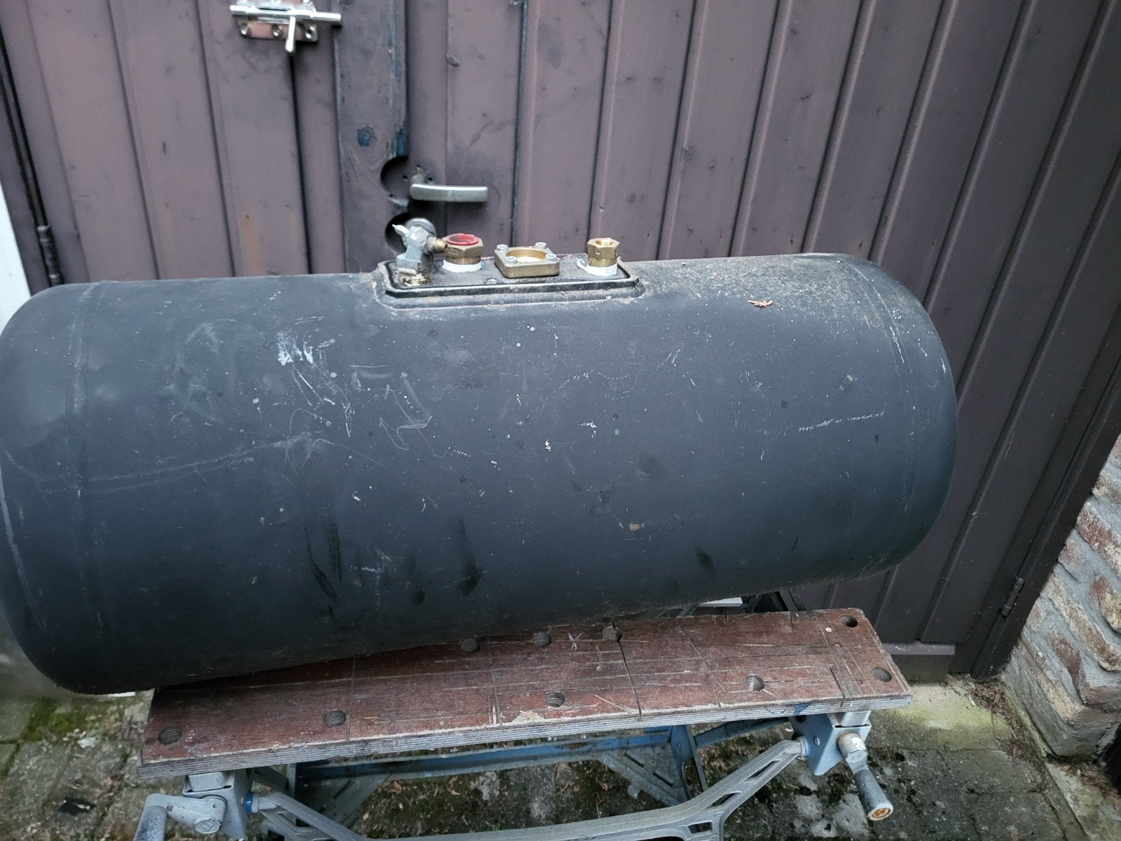 lpg tank 80 liter  tuinkachel compressorvat, 25 tot 100 liter, Ophalen, Gebruikt, 200 tot 400 liter/min