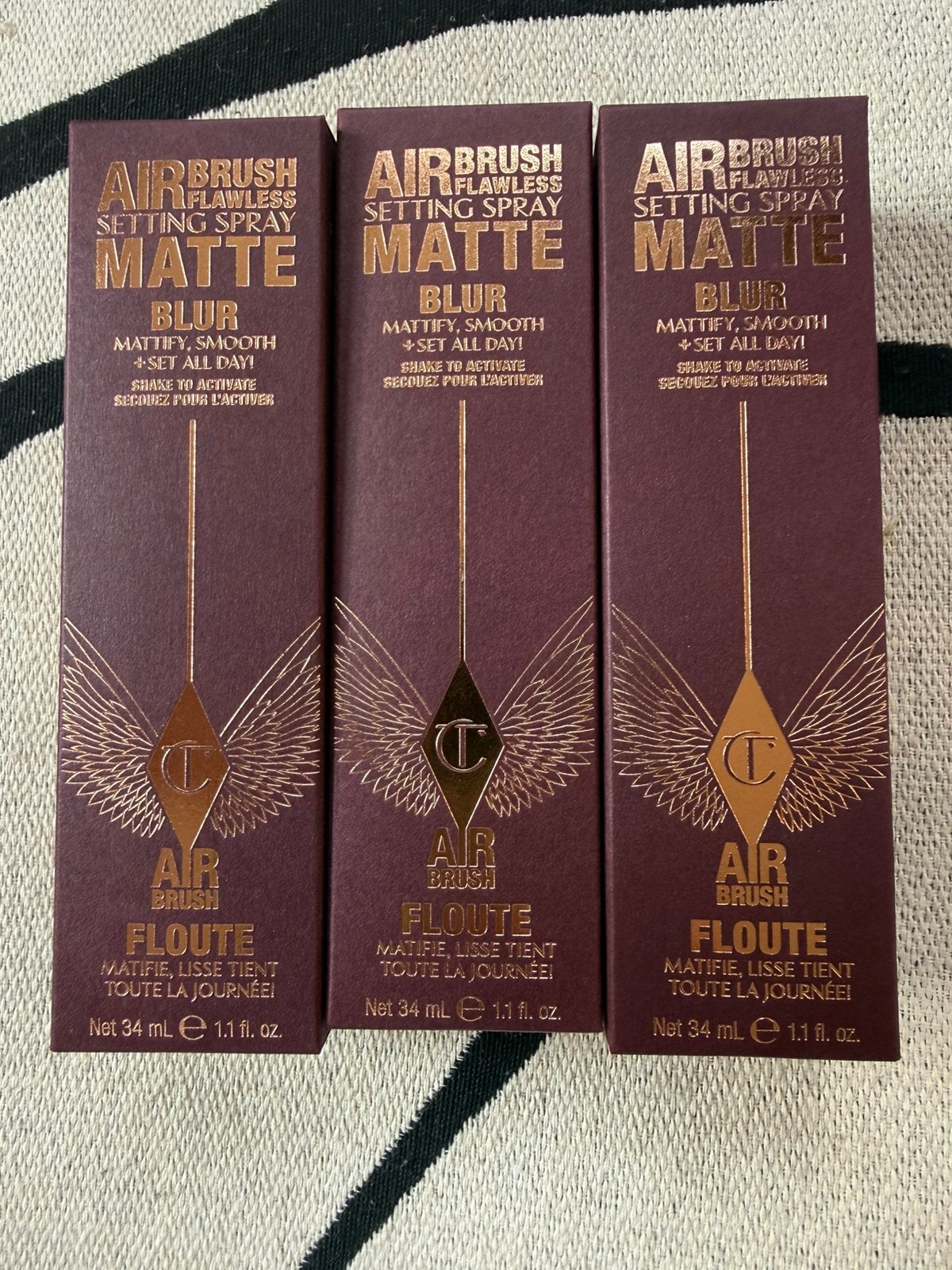 Charlotte Tilbury Airbrush Flawless Setting Spray Matte Blur, Ophalen of Verzenden, Nieuw, Overige kleuren, Gehele gezicht