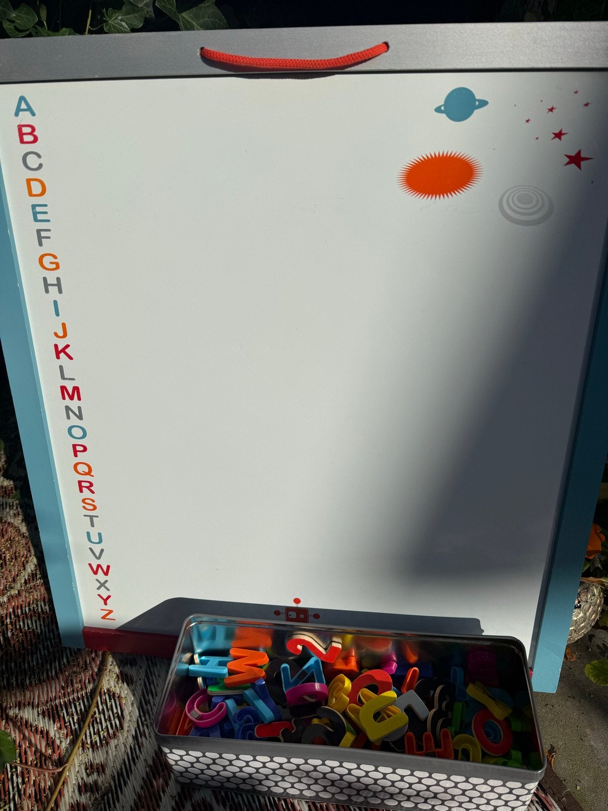 Magnetisch Janod schoolbord met letters en cijfers, Kinderen en Baby's, Ophalen of Verzenden, Zo goed als nieuw, Taal en Lezen