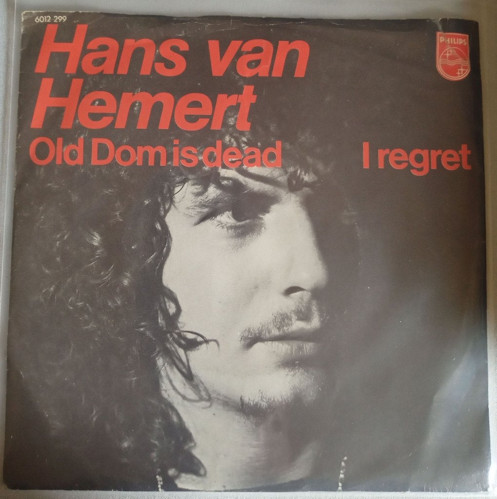 Hans van Hemert - Old Dom is Dead. VG++ (Vinyl Single), Fotohoes, 7 inch, Ophalen of Verzenden, Zo goed als nieuw