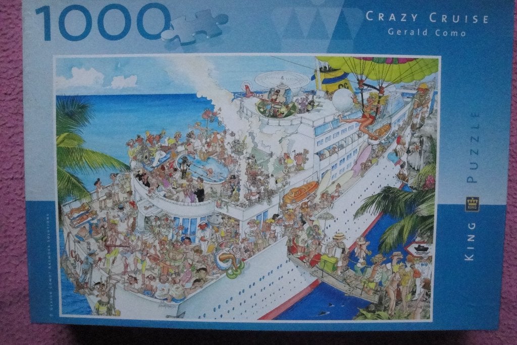 KING GEROLD COMO COLLECTION PUZZLE 1.000st. voor 2.00euro, Ophalen of Verzenden, 500 t/m 1500 stukjes, Gebruikt, Legpuzzel