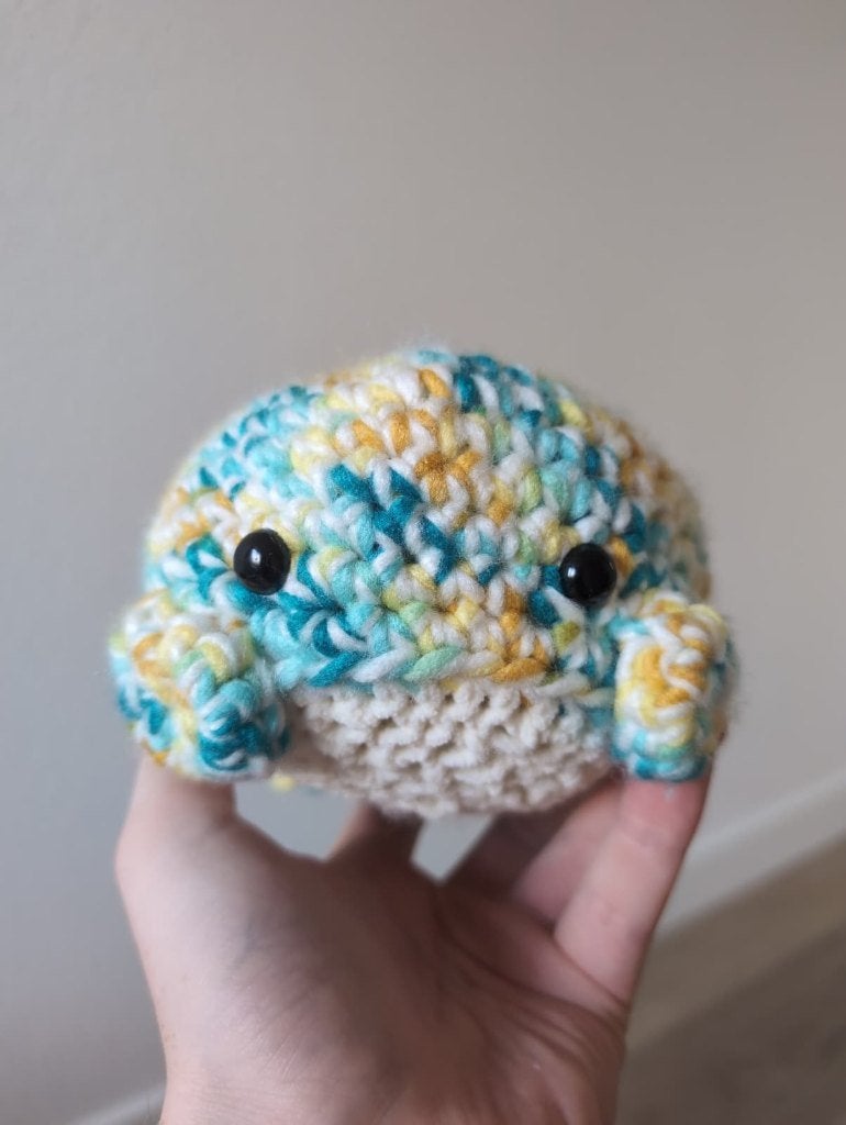 Handgemaakte knuffel: walvis (crochet, gehaakt), Ophalen of Verzenden, Nieuw, Overige typen, Handgemaakt