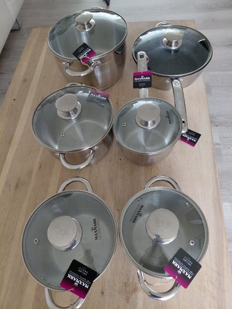 Pannen, Met deksel, Nieuw, Pannenset, Ophalen of Verzenden