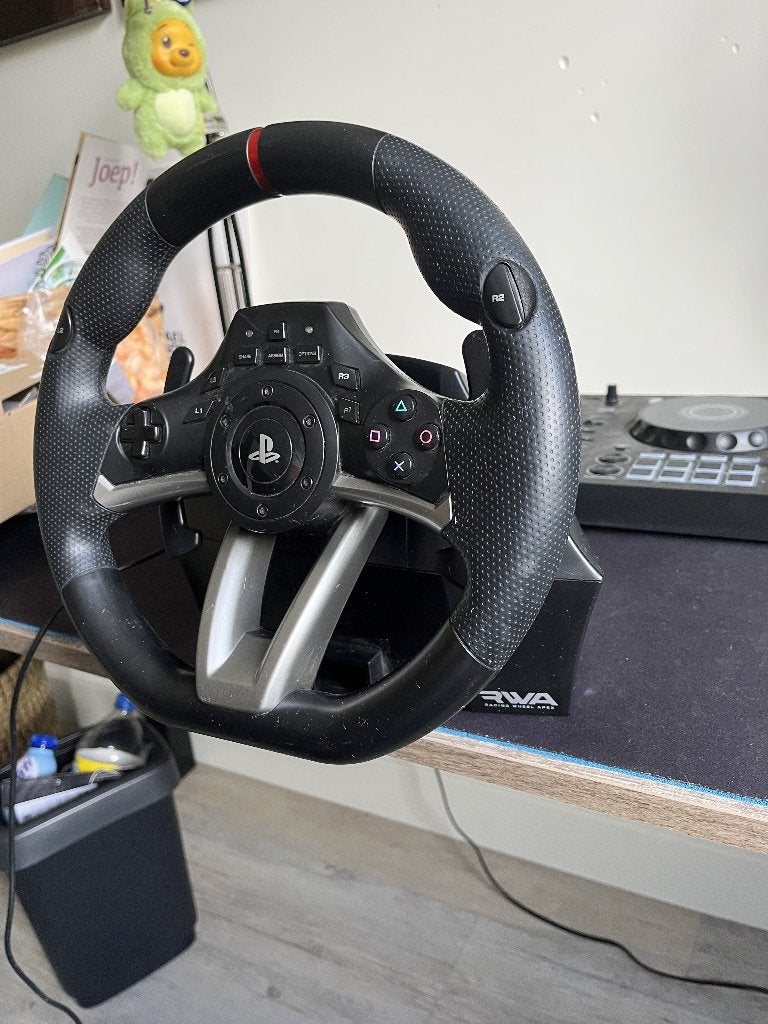 Hori Apex Racing Wheel ps4 + pedalen - Sim Racing, Ophalen, Gebruikt, Stuur of Pedalen, PlayStation 4