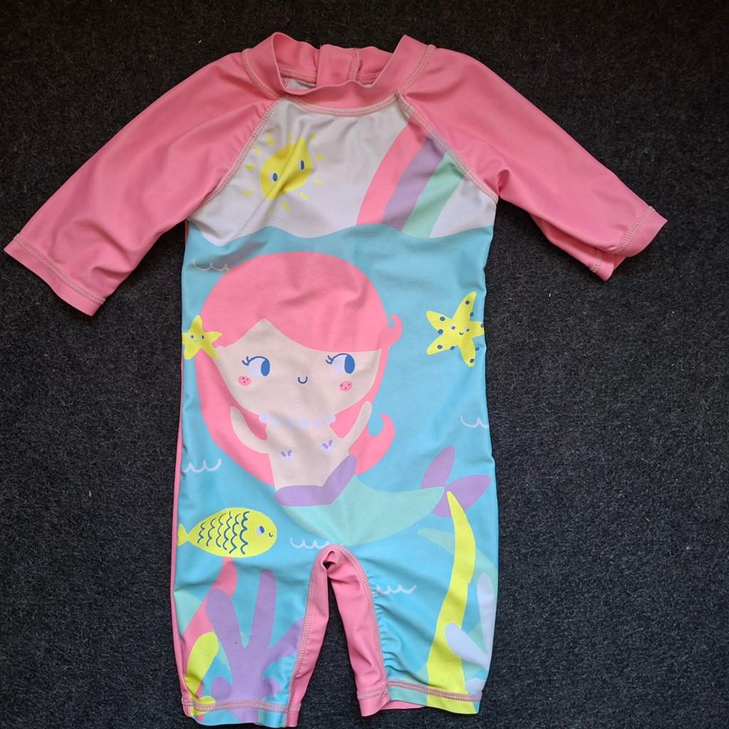 Roze UV-zwempakje, maat 86, Badpak, Maat 80, UV-zwemkleding, Meisje
