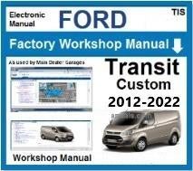 Ford Transit Custom L310 Manual Ford ETIS 2022 op USB Stick, Verzenden