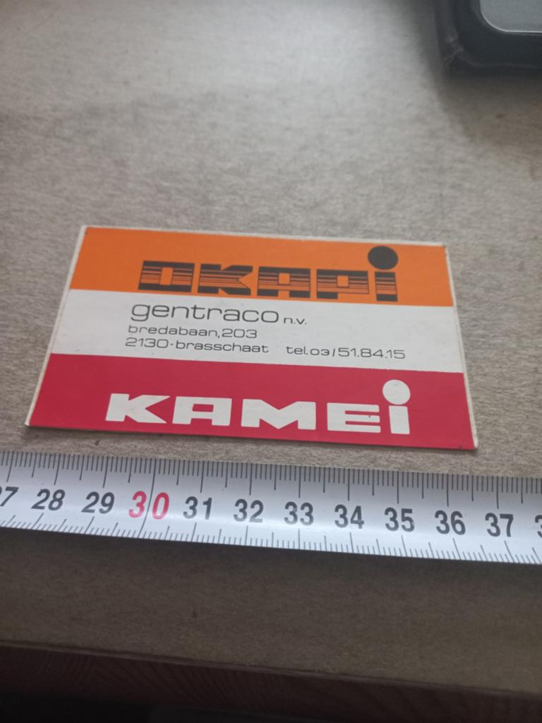 Okapi kamei, Ophalen of Verzenden, Zo goed als nieuw