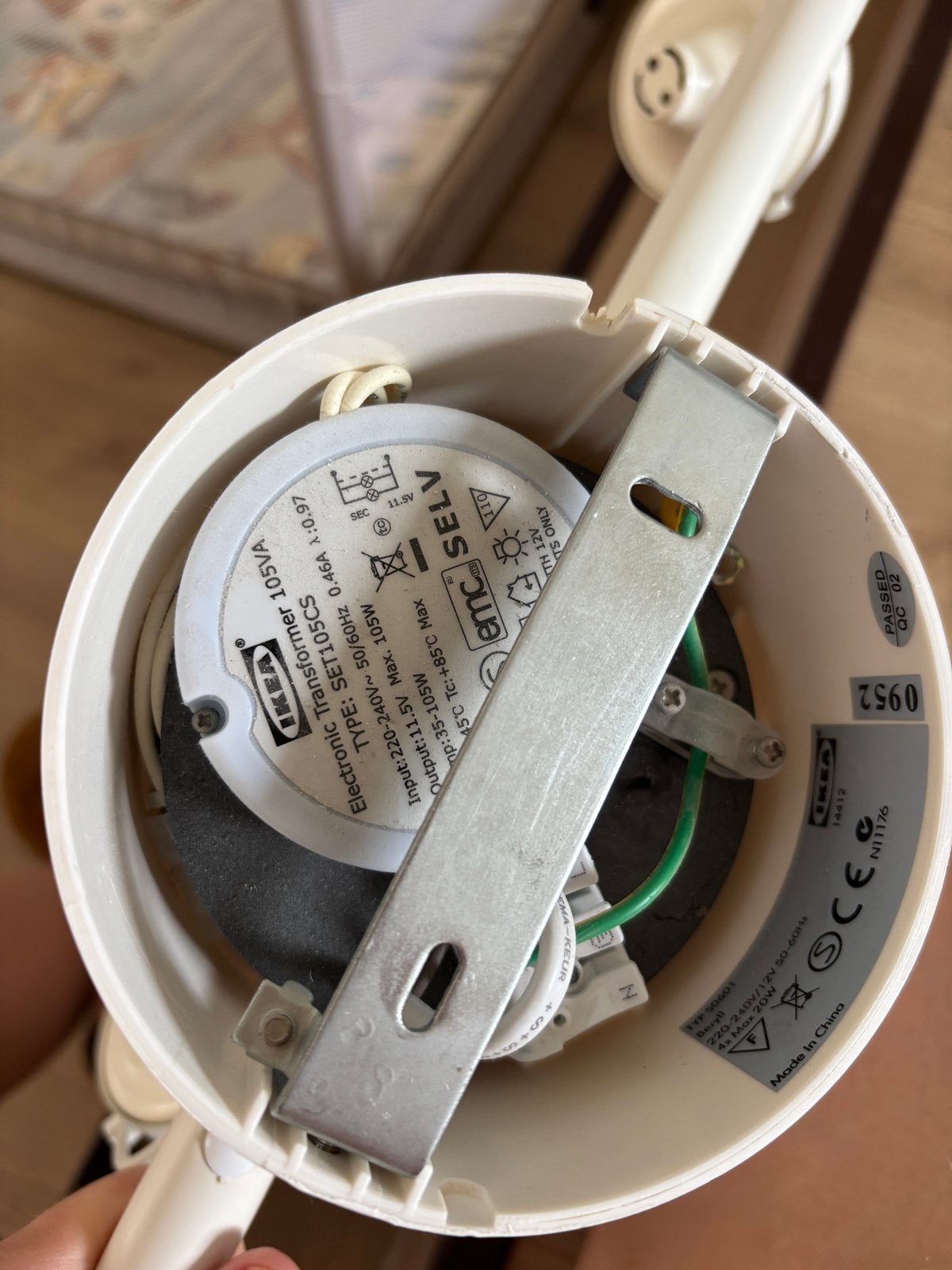 IKEA Plafondspot/Wandspot met 4 Halogeen Spots, Ophalen, Halogeen, Gebruikt, GU5.3