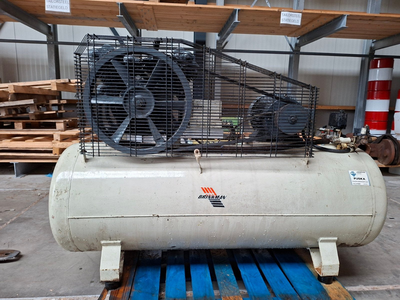 grote kompressor, 100 liter of meer, Ophalen of Verzenden