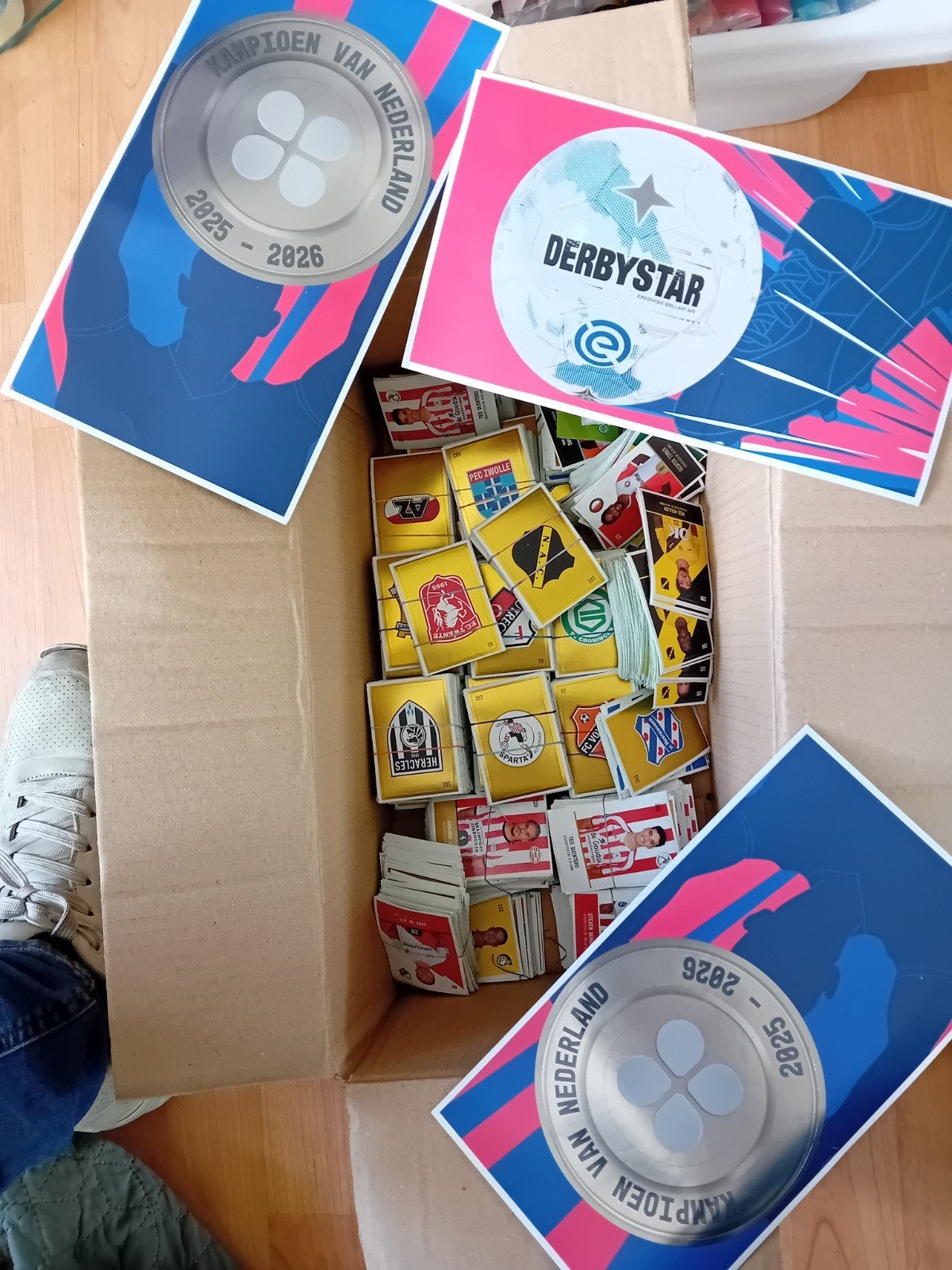 Mega Partij Voetbalplaatjes/Stickers Plus, Ophalen of Verzenden, Zo goed als nieuw, Bedrijf of Vereniging
