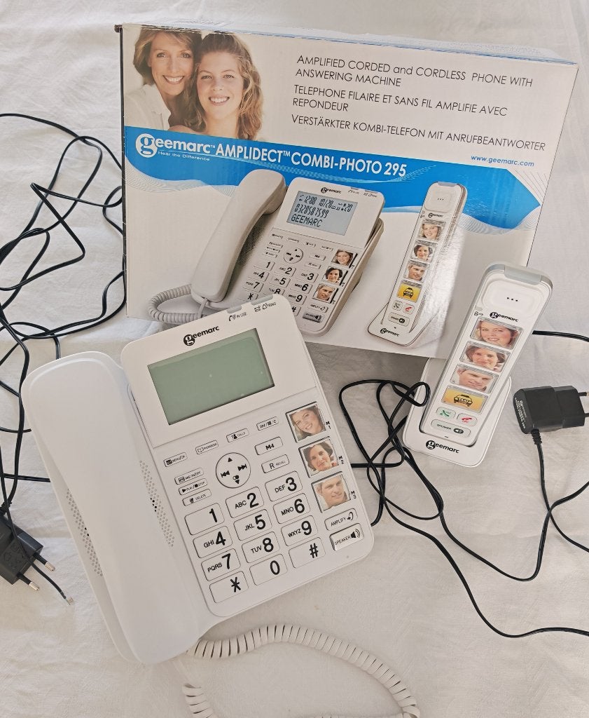 Seniorentelefoon met Fototoetsen, Ophalen of Verzenden, Zo goed als nieuw, 1 handset, Stralingsarm
