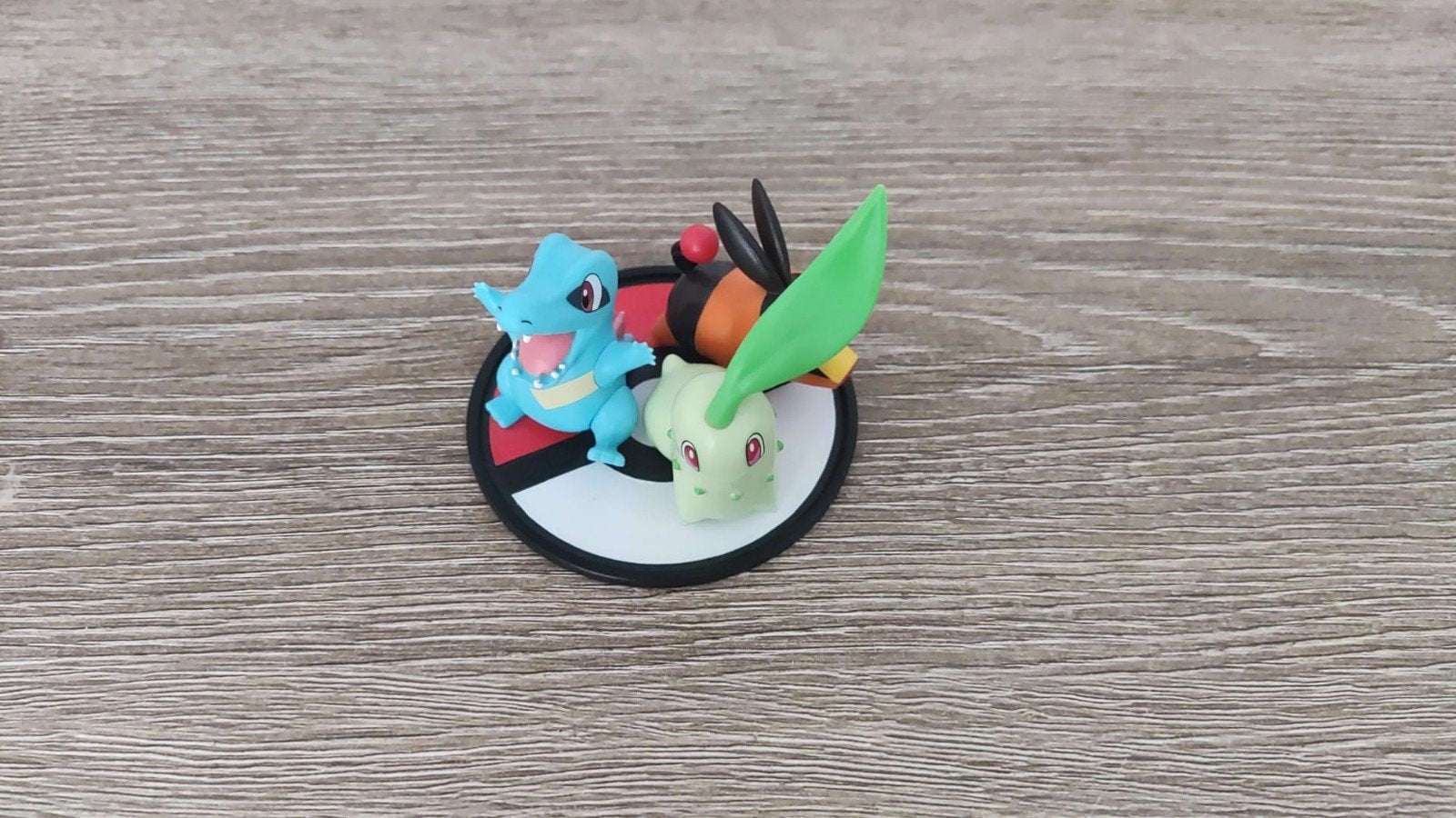 Pokémon figuren set: Totodile, Chikorita en Tepig, Ophalen of Verzenden, Gebruikt