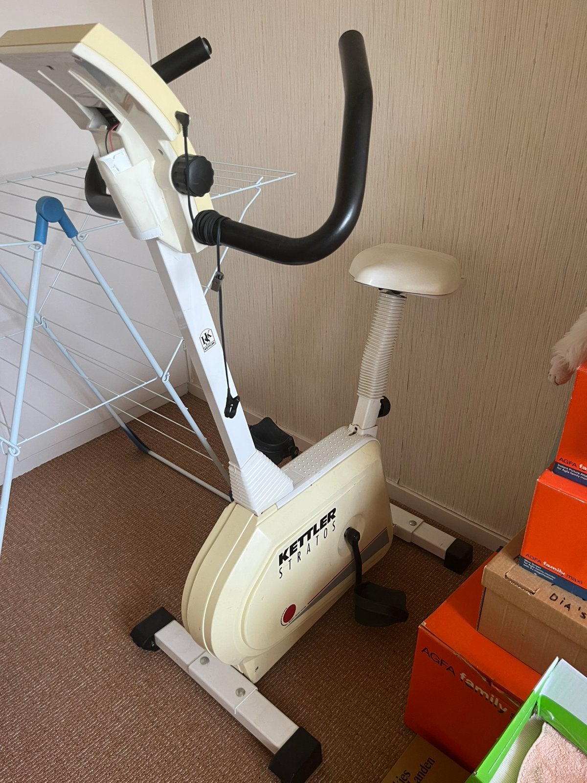Fiets hometrainer kettler stratos, Ophalen, Kunststof, Gebruikt, Benen